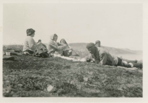 Image: Dr. Paul Hettasch, Kate Hettasch, Miriam MacMillan and others on a picnic
